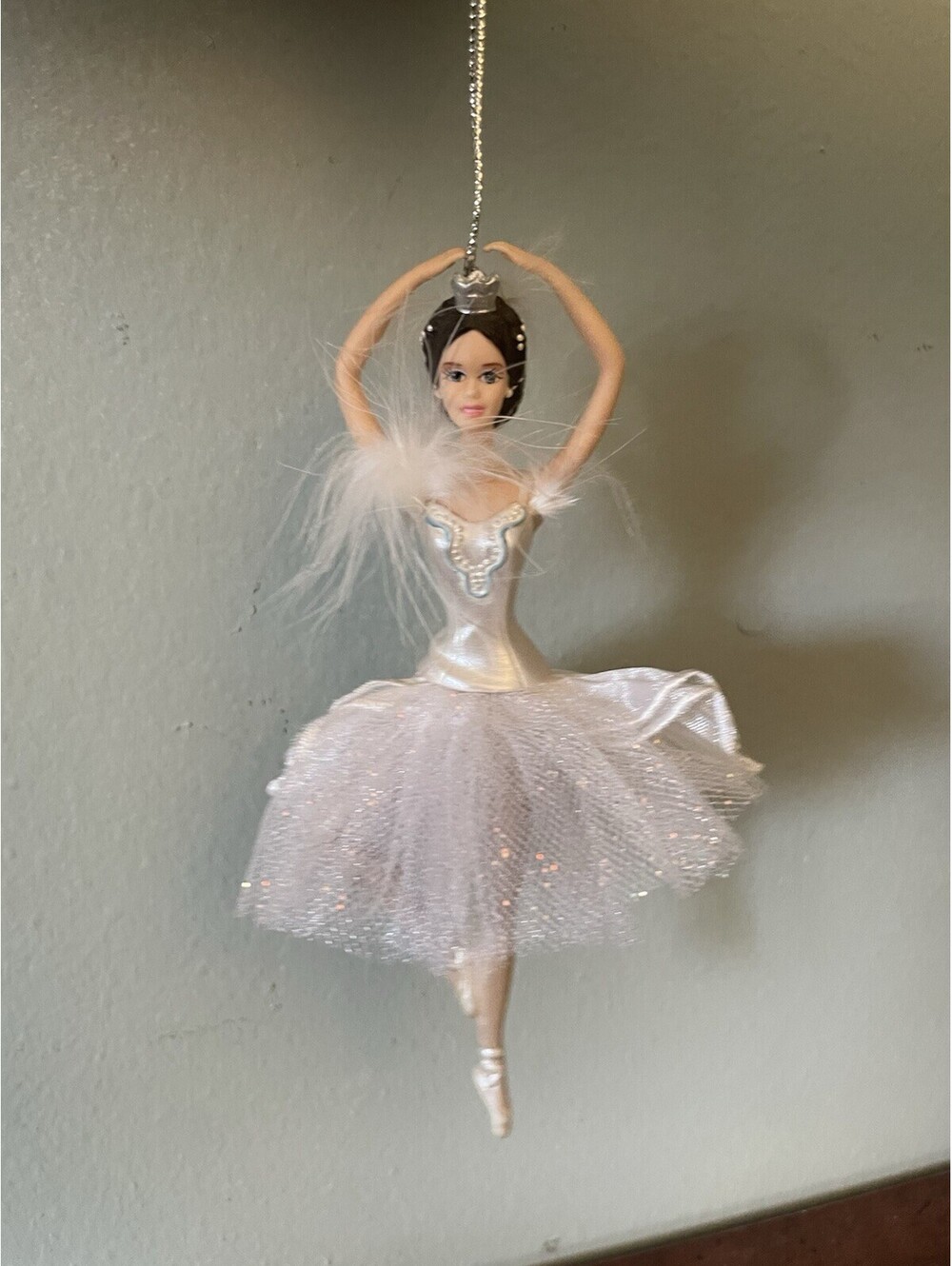 Barbie as the Swan Queen in Swan Lake Porcelain Ornament Avon Vintage 1998
